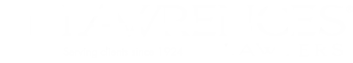 Lawrences Logo in White