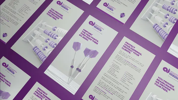 Accountancy Insurance_Brochure_Rackcards_Side view