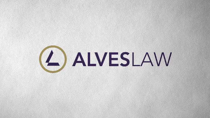 Alves Law Logo on paper texture background