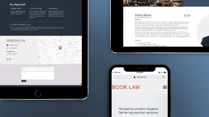 Book Law_Web Design_Website development_home page_mobile views