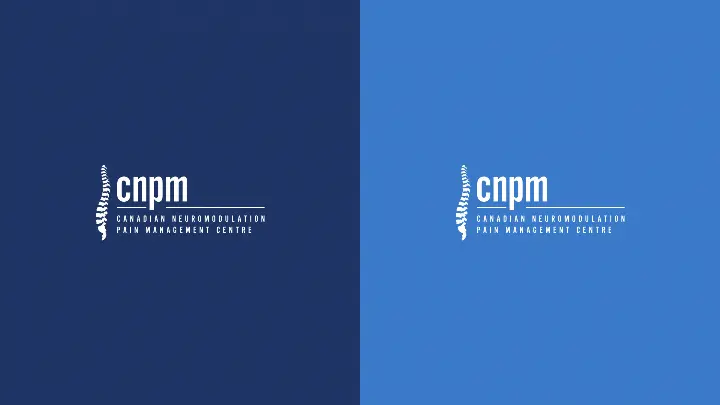 Canadian Neuromodulation Pain Management_Logo design_Side by side view