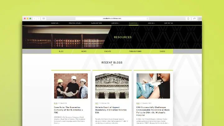 Cavalluzzo_Web design_Website development_Resources page_Browser view