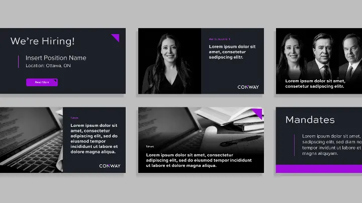 Conway social media posts