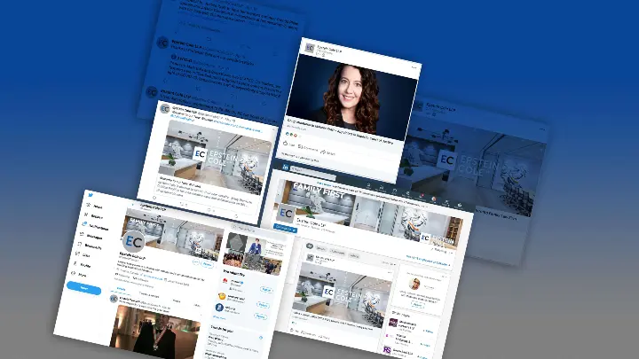 Epstein Cole_Social media marketing_LinkedIn_Twitter posts