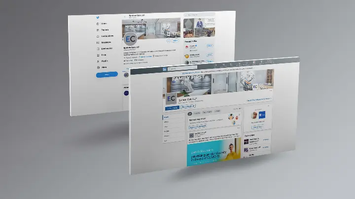 Epstein Cole_Social media marketing_LinkedIn_Twitter