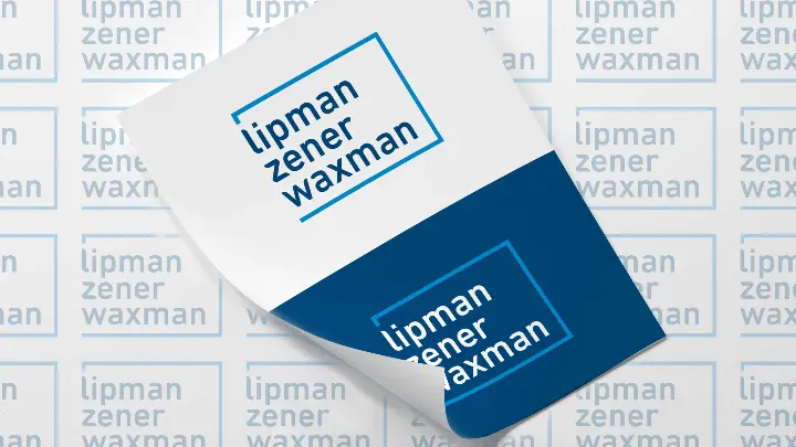 Lipman Zener Waxman_LZW_Logo design