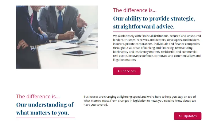 Lipman Zener Waxman_LZW_Web design_Website development_Homepage_Services and Updates