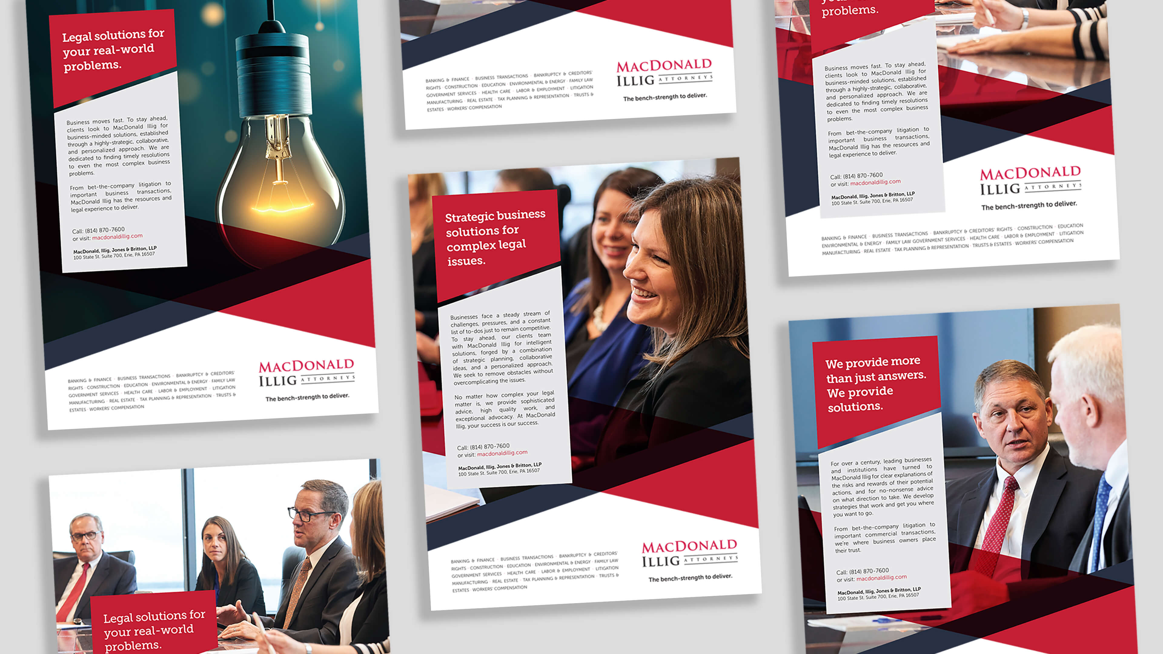 General Ads for Macdonald Illig Jones Britton LLP