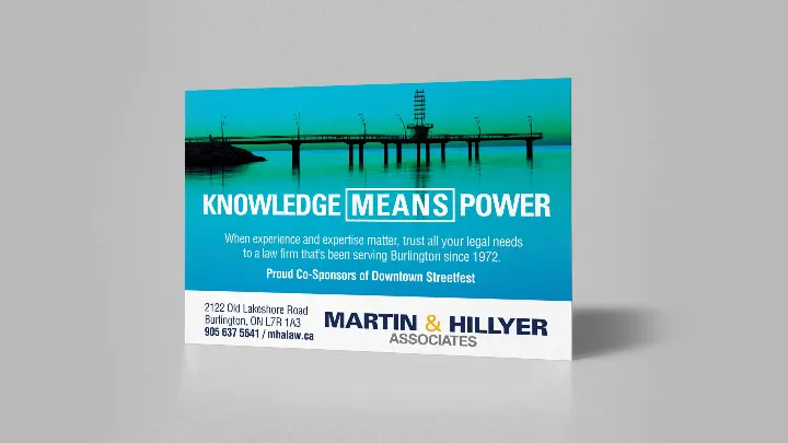 Martin Hillyer Associates_MHA Law_Brochure Design_Post Card