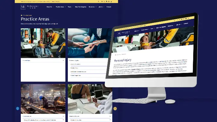 McGonigle_Website Development_Practice Areas