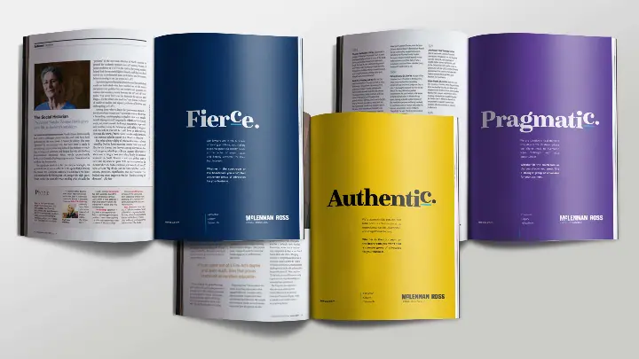 McLennan Ross magazine advertisements