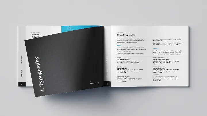 McLennan Ross brand guidelines for typography