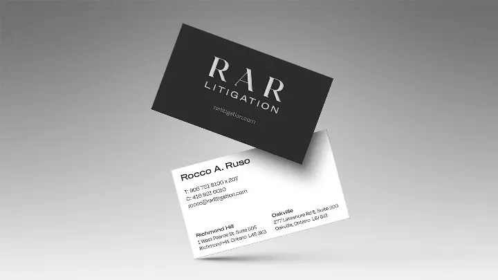 RAR Litigation_Business Card