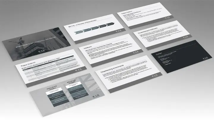 RAR Litigation_PowerPoint Presentation Design