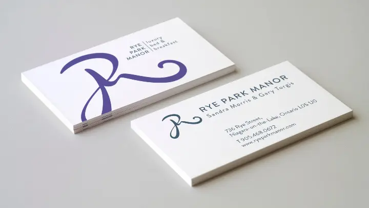 Rye Park Manor_Statonery design_Business Card