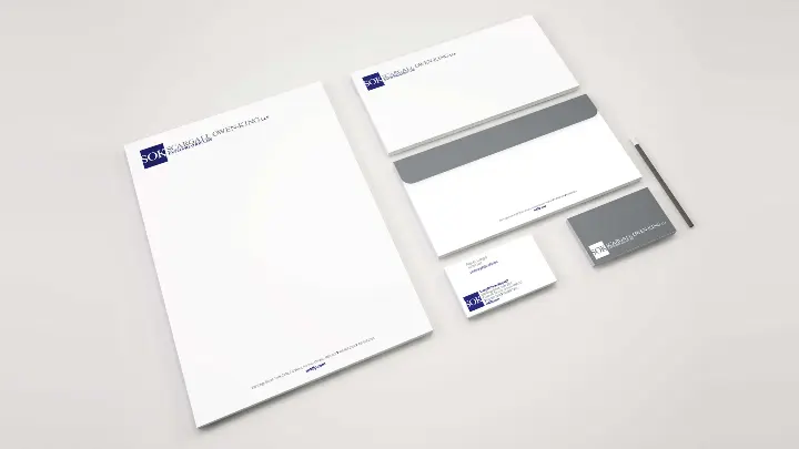 Scargall Owen King LLP_SOK_Stationery design and Business Cards