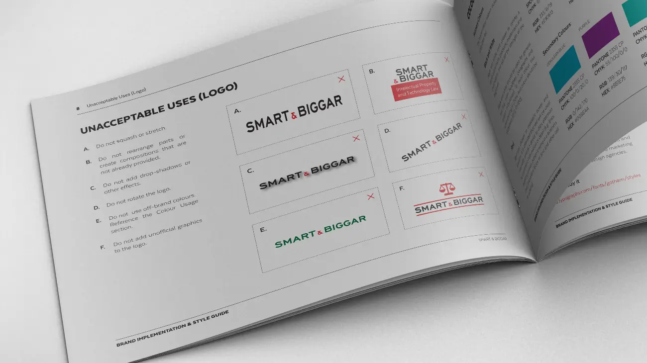 Smart Biggar_S B_Logo design_Branding_Brand guidelines_Brand communication