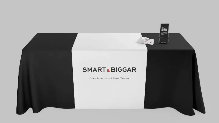 Smart Biggar_S B_Tradeshow booth design_Table cloth_01