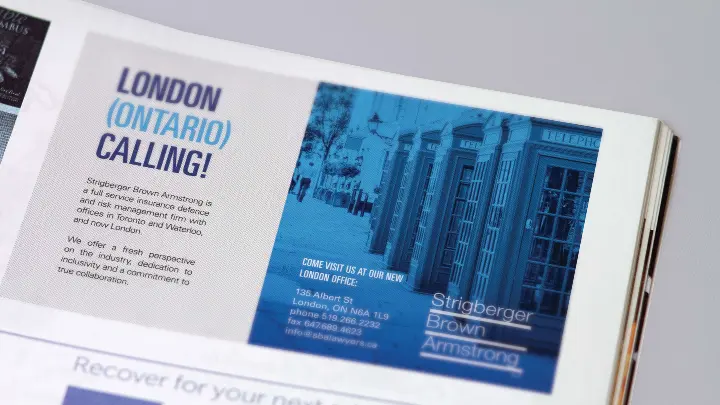 Strigberger Brown Armstrong_Advertising and Postcards_Newspaper Ad 1