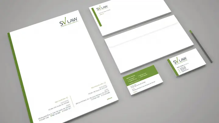 Smith Valeriote LLP_SV Law_Stationery design_Business cards design_Letterhead design