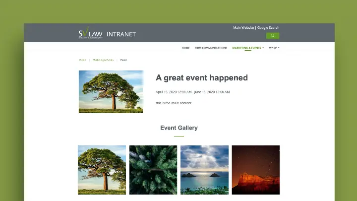 Smith Valeriote LLP_SV Law_Website Design_Web Development_Intranet 1