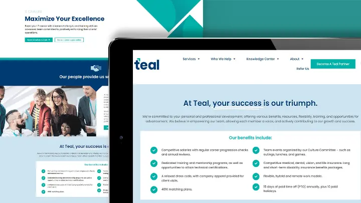 Teal Brand Positioning Careers