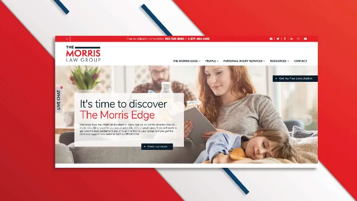 The Morris Law Group_MLG_Web Design_Website Development_Home page