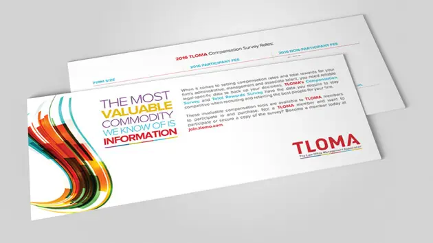 The Law Office Management Association_TLOMA_Brochure_Survey insert