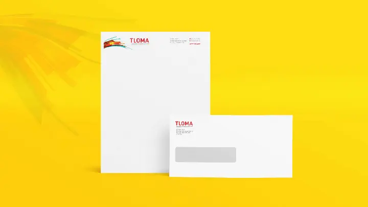 The Law Office Management Association_TLOMA_Stationery design_Letterhead design_Envelope design