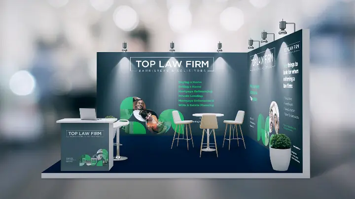 Top Law Firm_Tradeshow Booth
