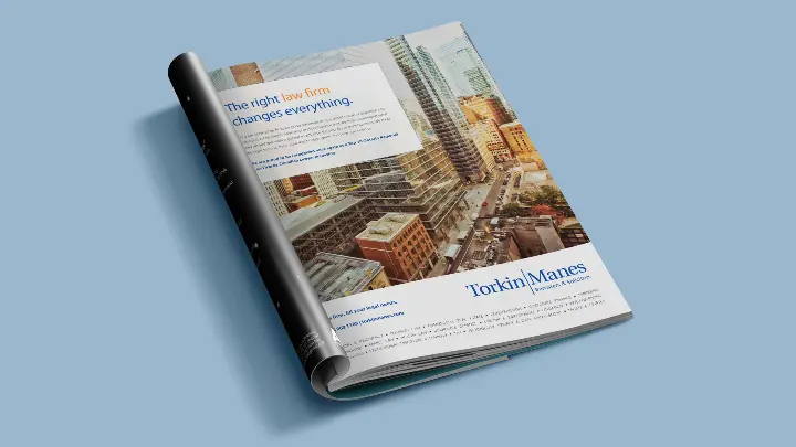 Torkin Manes_Advertising campaign_Magazine ad_1