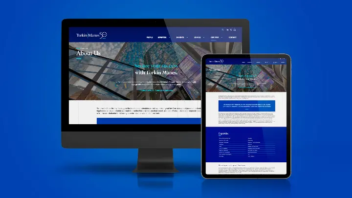 Torkin Manes About Us Page on Website